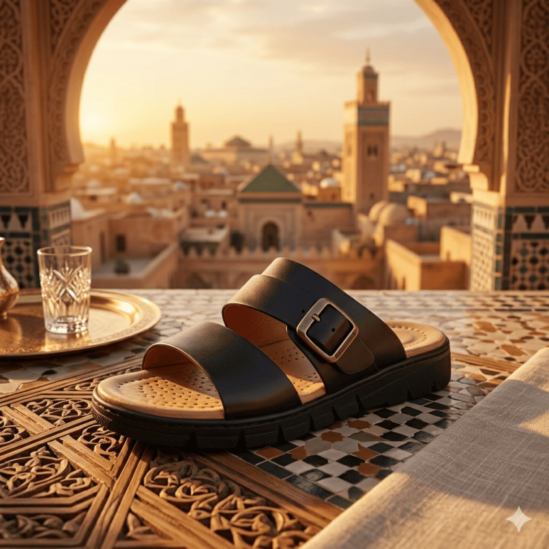 سندالة ميدكال مصنوعة من الجلد. 060