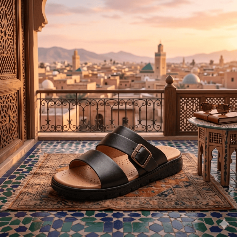 سندالة ميدكال مصنوعة من الجلد. 060